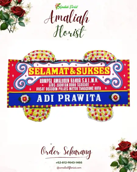 Papan Bunga Ucapan Selamat Nerogtog