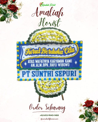 Papan Bunga Duka di Nerogtog
